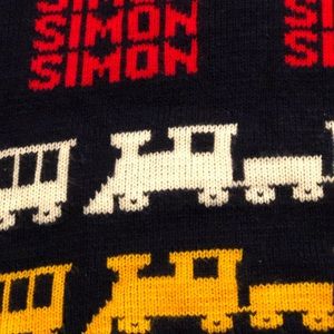 The Present Event Blanket Simon Trains